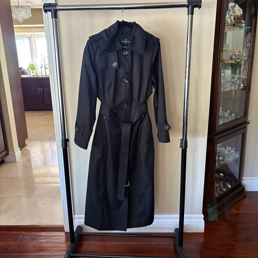 London Fog Maxi Trench Coat